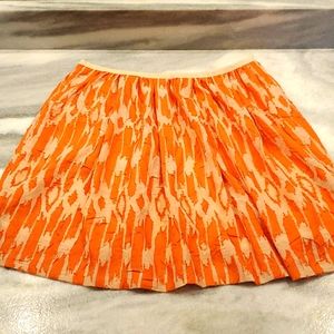 Women's J. Crew orange skirt 4